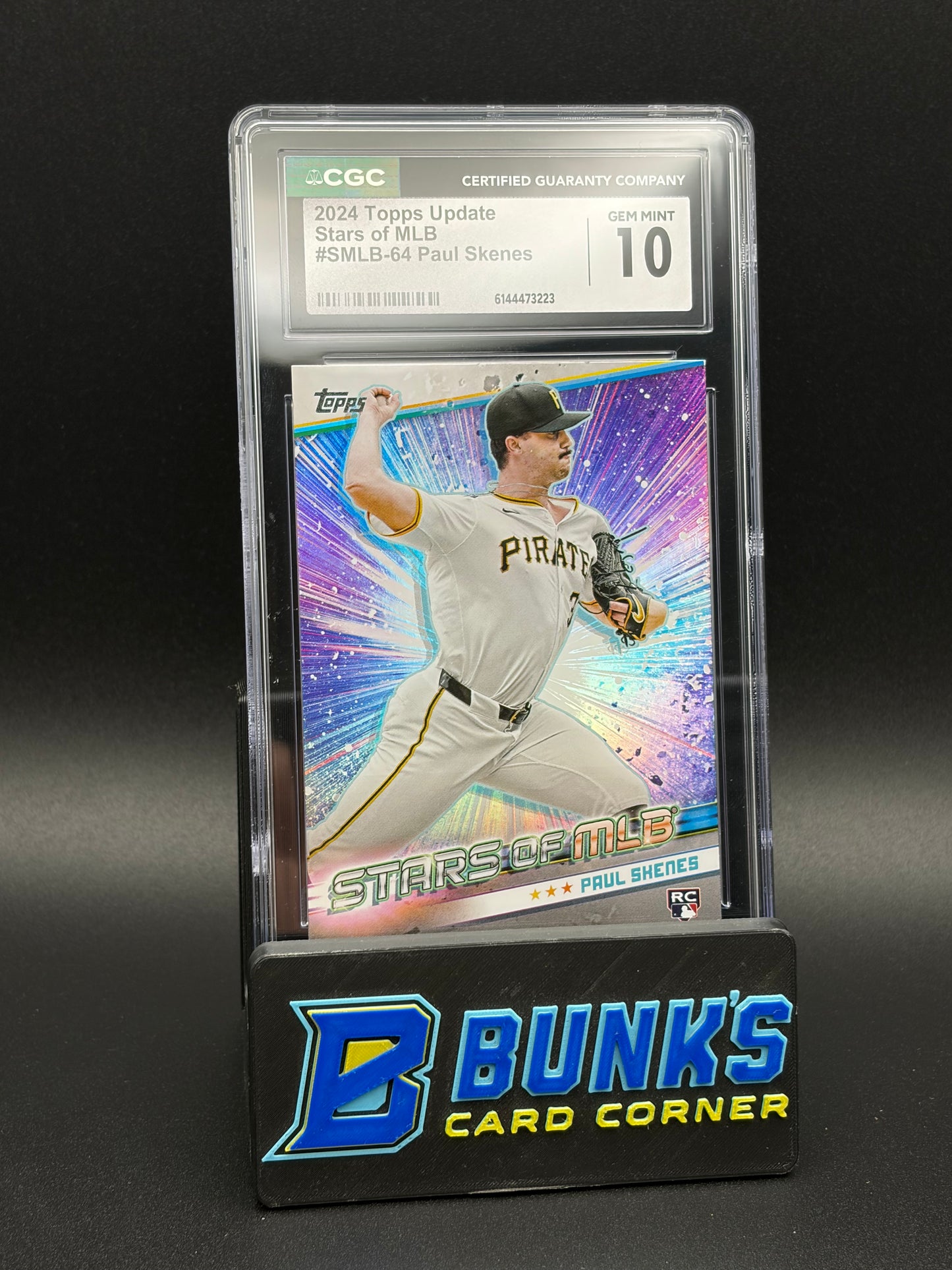 2024 Paul Skenes Stars of MLB Topps Update CGC 10 RC