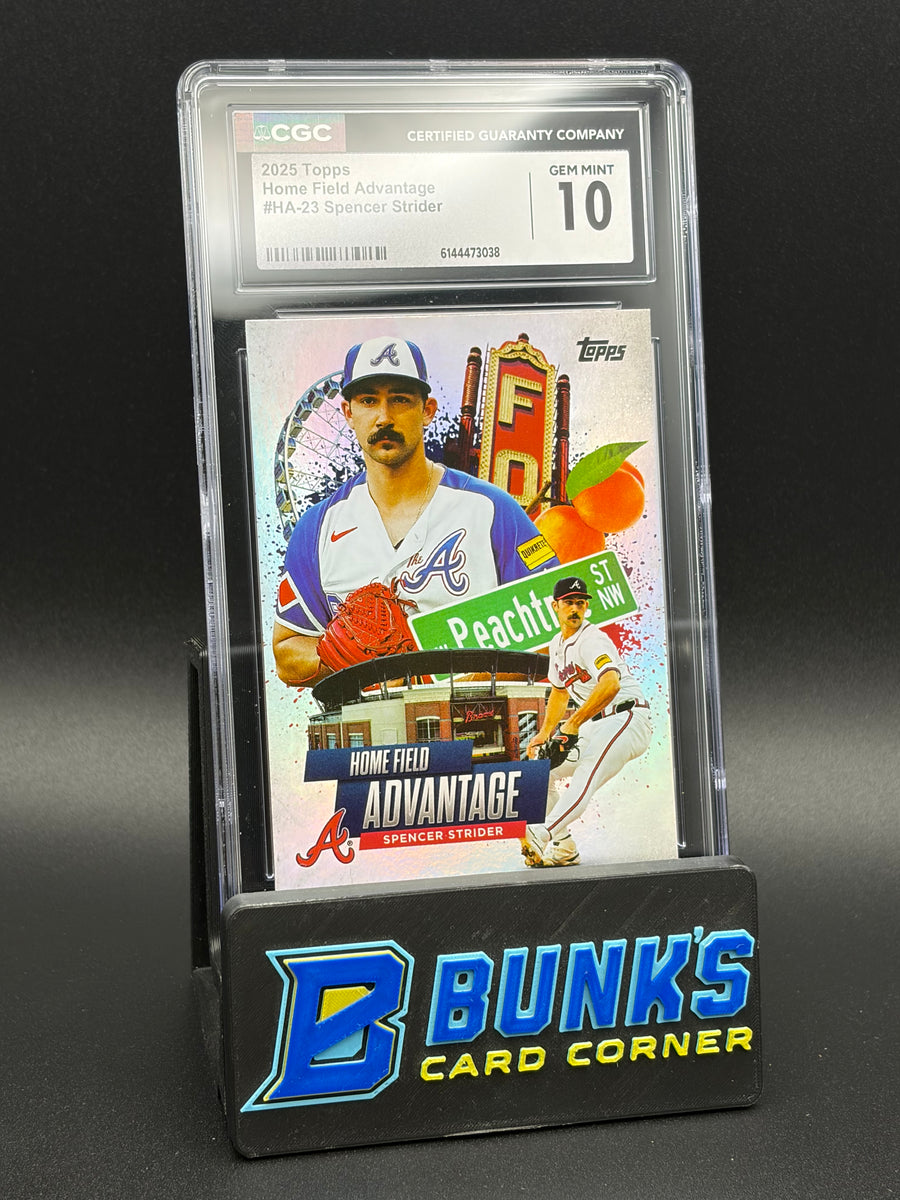 2025 Spencer Strider Home Field Advantage Topps CGC 10 SP