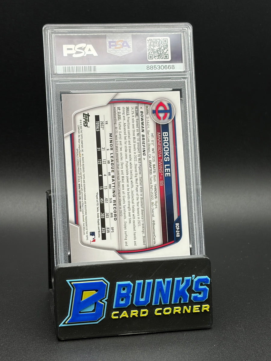 2023 Brooks Lee Prospects Bowman Chrome PSA 10 6/50