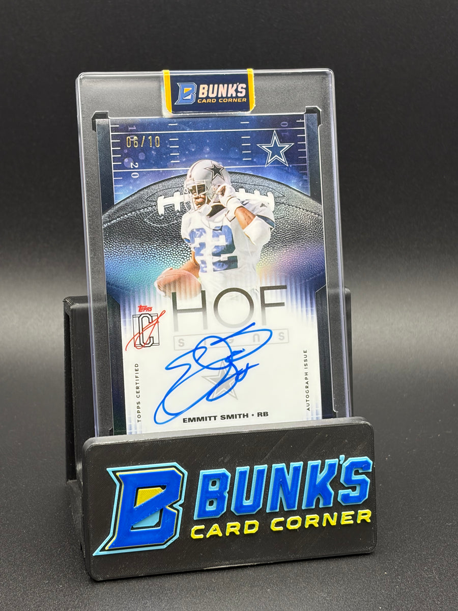 2025 Emmitt Smith HOF Signs Black Refractor 6/10