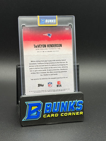 2025 TreVeyon Henderson Topps Class RC