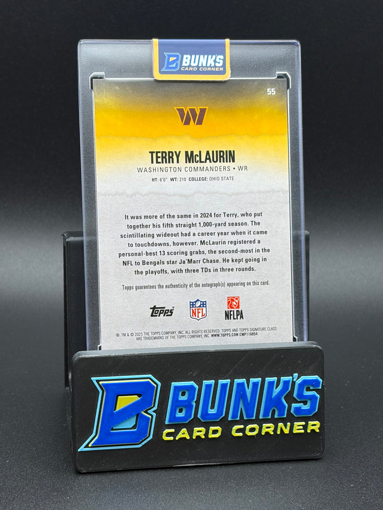 2025 Terry McLaurin Topps Class RC Auto