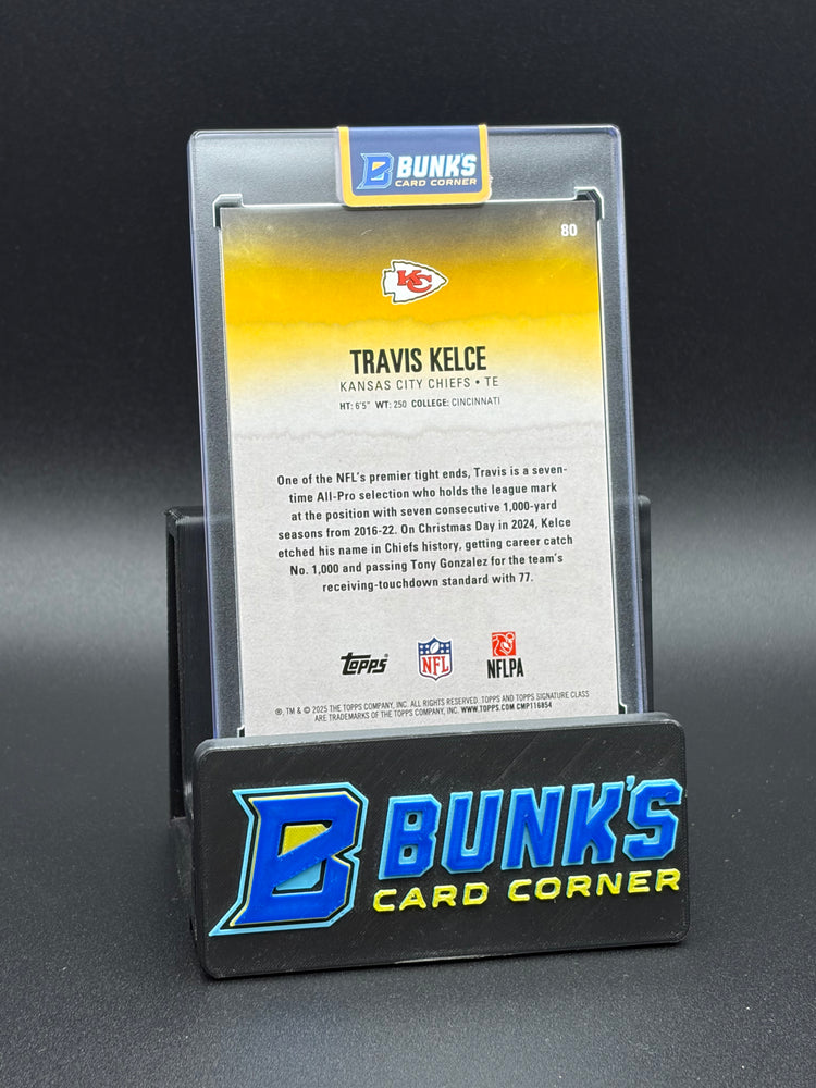 2025 Travis Kelce Topps Class RC Auto