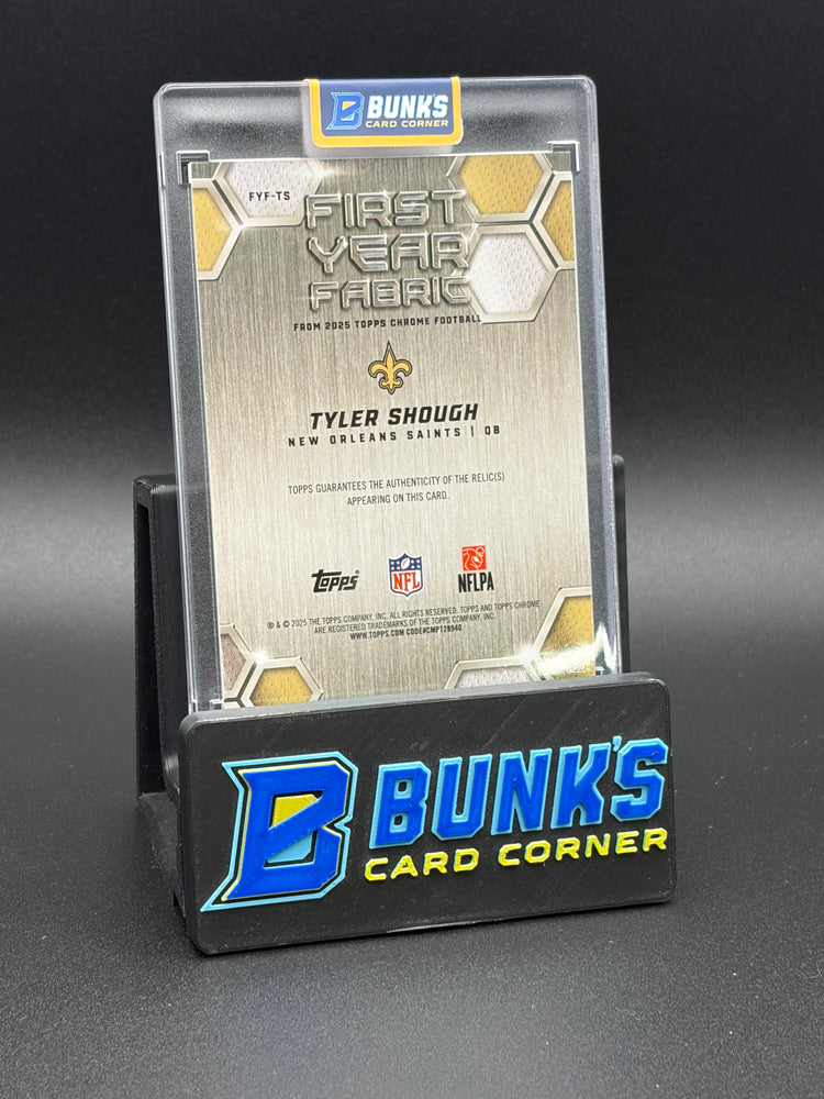 2025 Tyler Shough First Year Fabric Topps RC 50/99