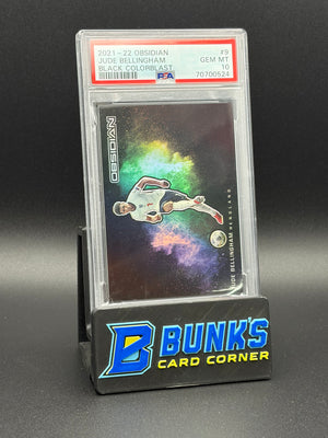 2021-22 Jude Bellingham Black Colorblast Obsidian PSA 10