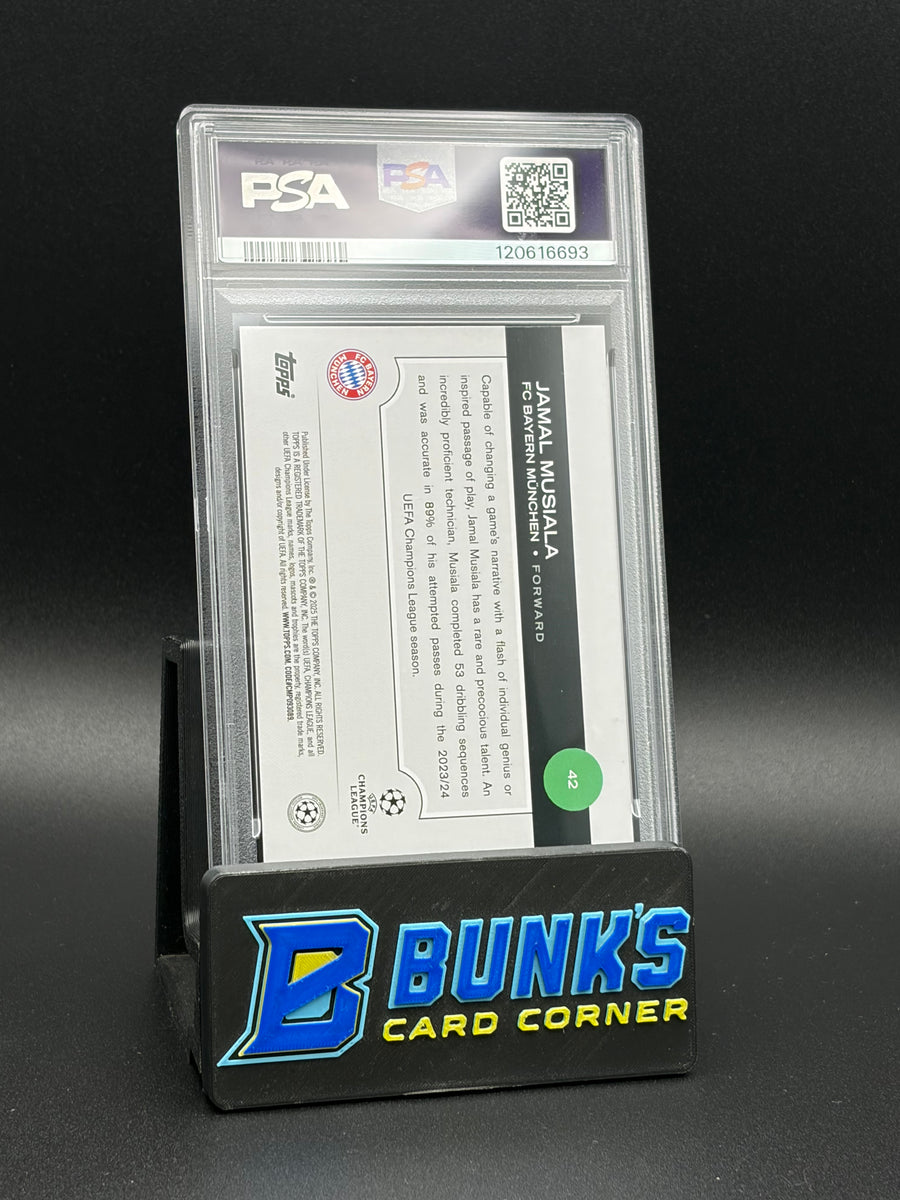2024-25 Jamal Musiala Team Logo Border PSA 10
