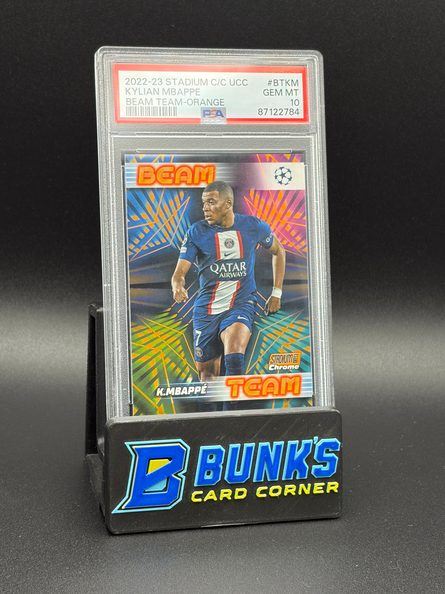2022-23 Kylian Mbappe Beam Team Orange PSA 10