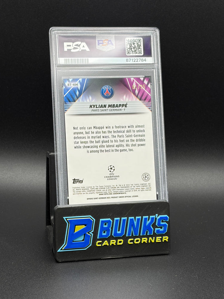 2022-23 Kylian Mbappe Beam Team Orange PSA 10