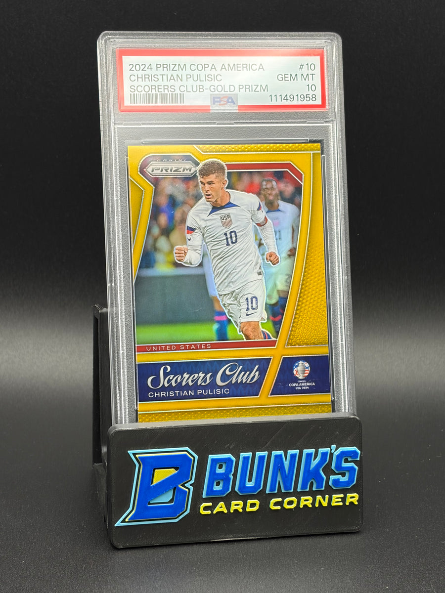 2024 Christian Pulisic Scores Club Gold Prizm PSA 10 7/10