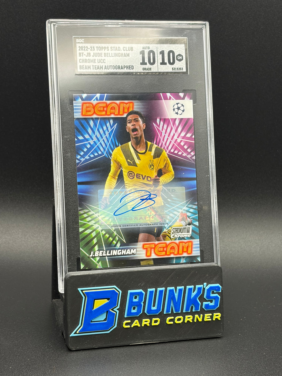 2022-23 Jude Bellingham Chrome Beam Team Auto SGC 10 Auto 10