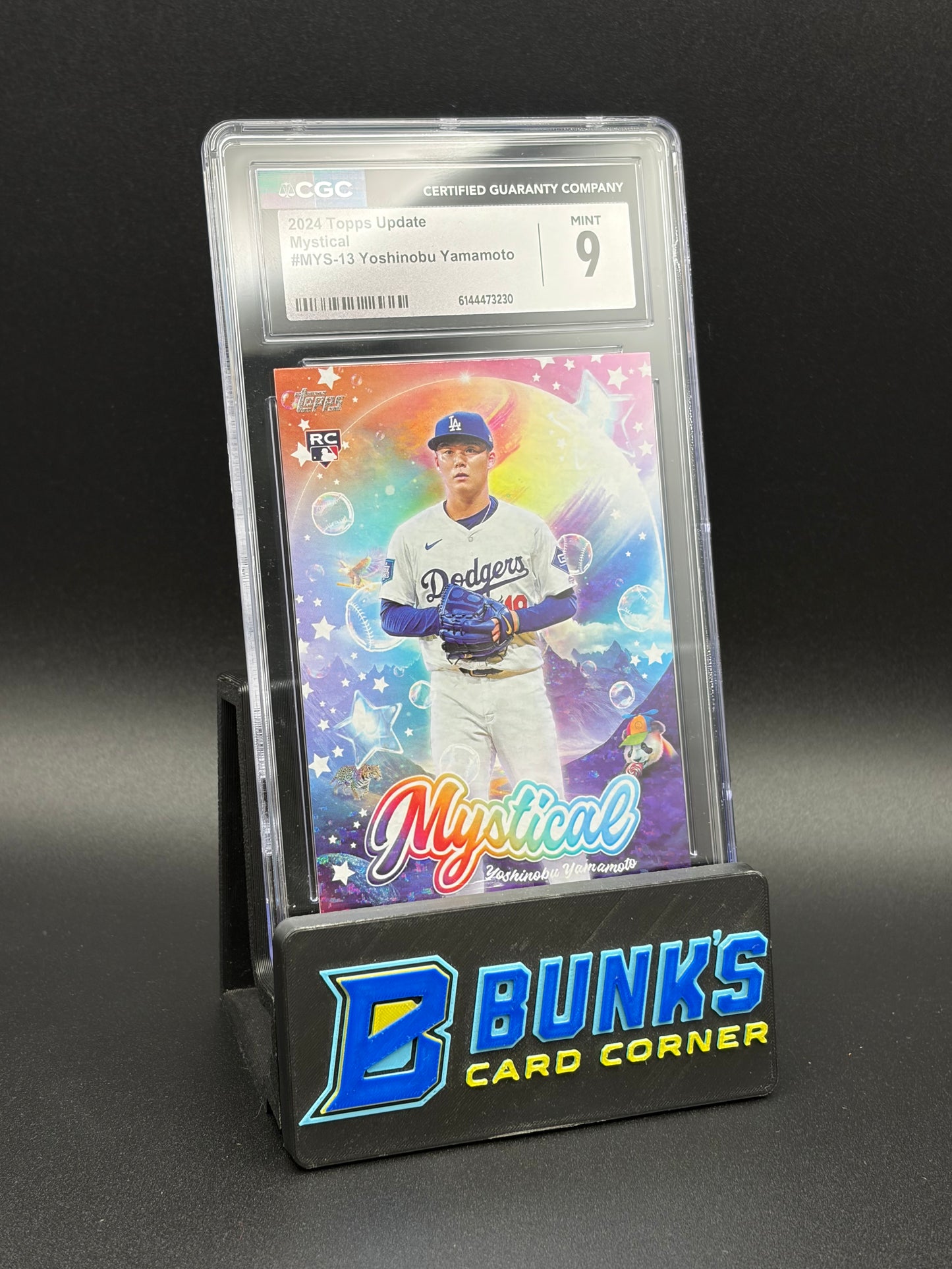 2024 Yoshinobu Yamamoto Mystical Topps Update CGC 9 RC