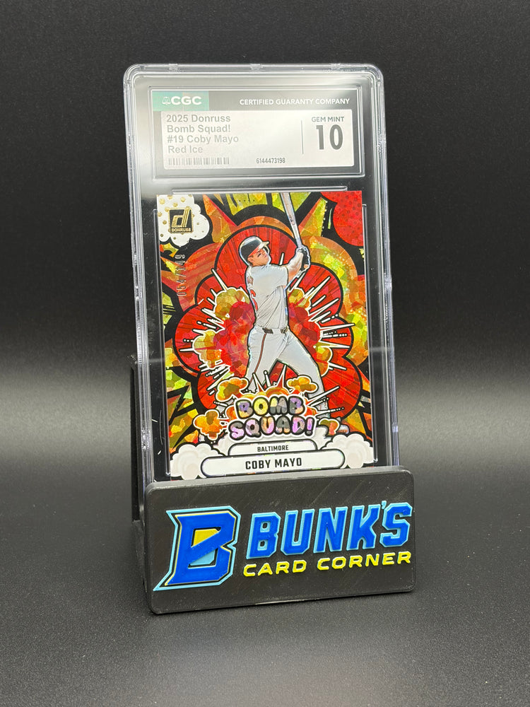 2025 Coby Mayo Red Ice Bomb Squad CGC 10 54/149