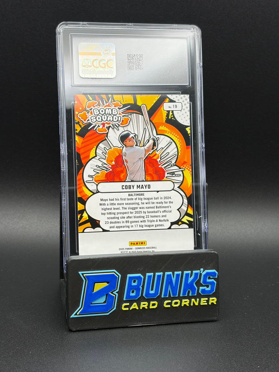 2025 Coby Mayo Red Ice Bomb Squad CGC 10 54/149