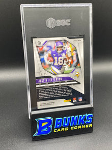 2024 Justin Jefferson Red Shimmer Prizm SGC 9.5