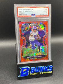 2020 Justin Jefferson Red Ice PSA 9