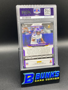 2020 Justin Jefferson Red Ice PSA 9