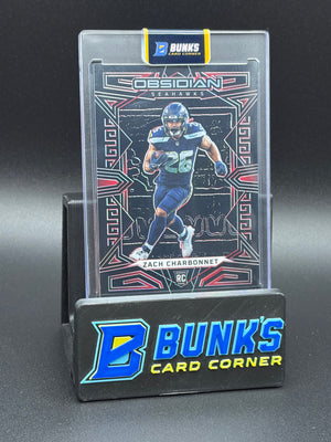 2023 Zach Charbonnet Obsidian Panini 3/8 RC