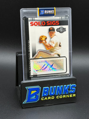 2007 Matt Cain Solo Sigs Auto