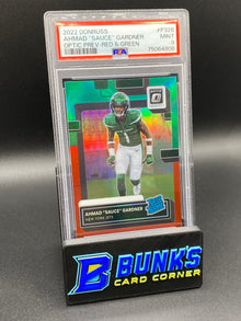 2022 Ahmad "Sauce" Gardner Red and Green PSA 9