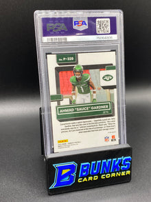 2022 Ahmad "Sauce" Gardner Red and Green PSA 9