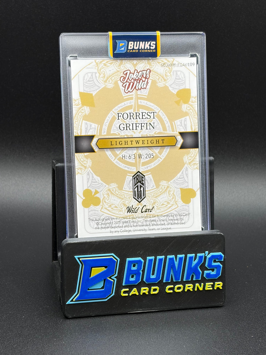 2025 Forrest Griffin Wild Card True 1/1 Joker