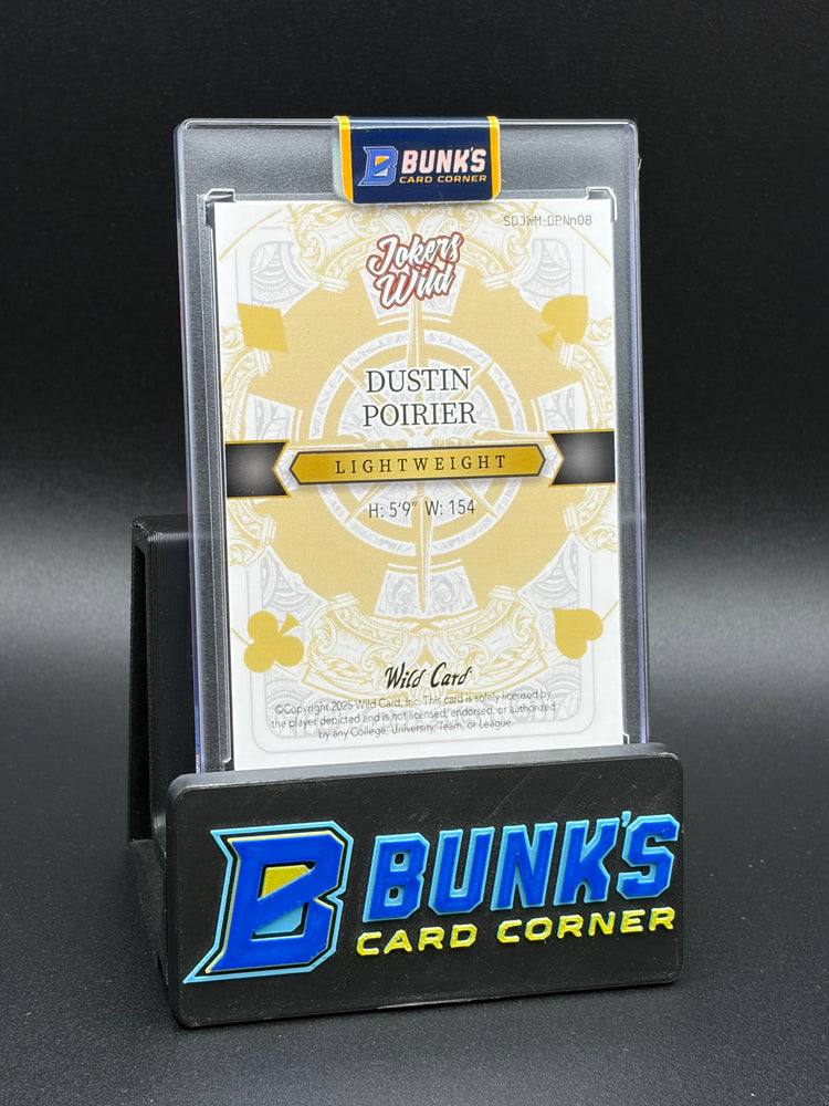 2025 Dustin Poirier Wild Card 1/1 Joker