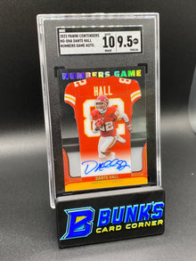2022 Dante Hall Numbers Game Auto. SGC 10/9.5