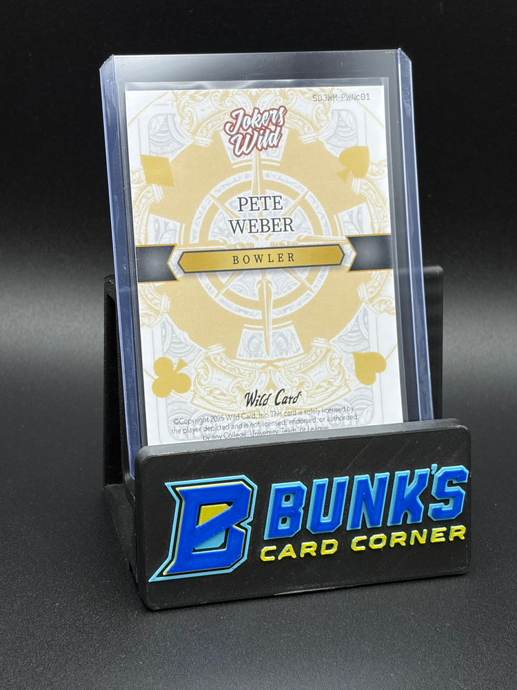 2025 Pete Weber Wild Card 1/1 Joker