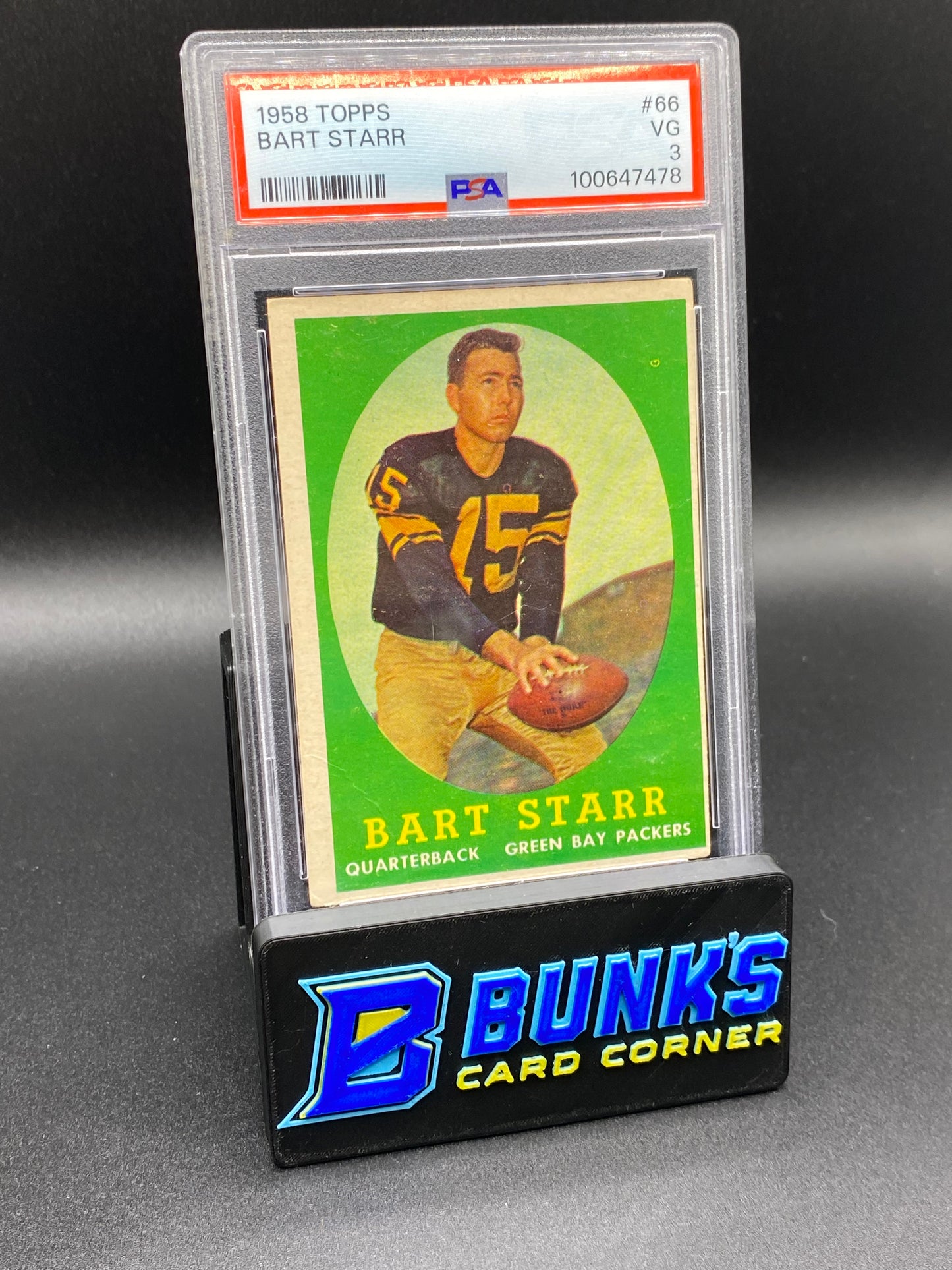 1958 Bart Starr PSA 3