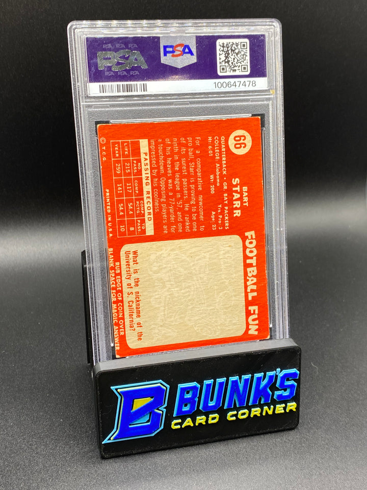 1958 Bart Starr PSA 3 (Box NY3)