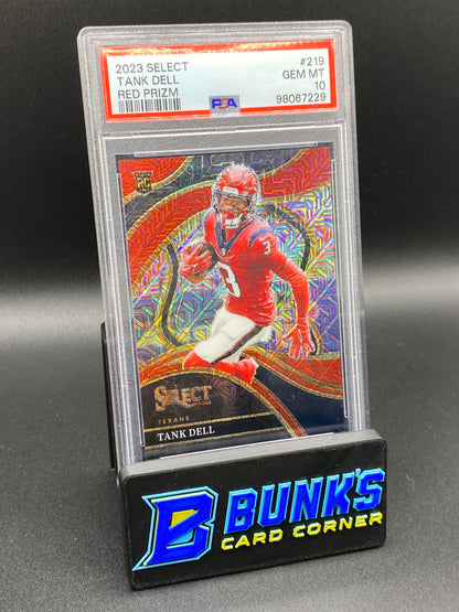 2023 Tank Dell Red Prizm PSA 10