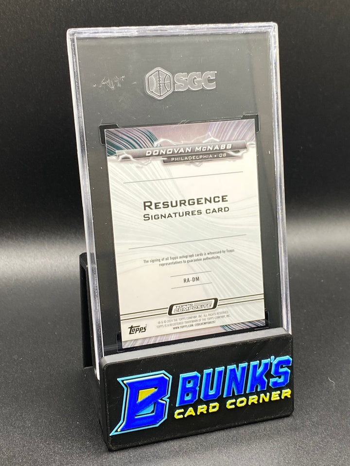 2023 Donovan McNabb Resurgence Sig. Blue Surge Ref. 10/10