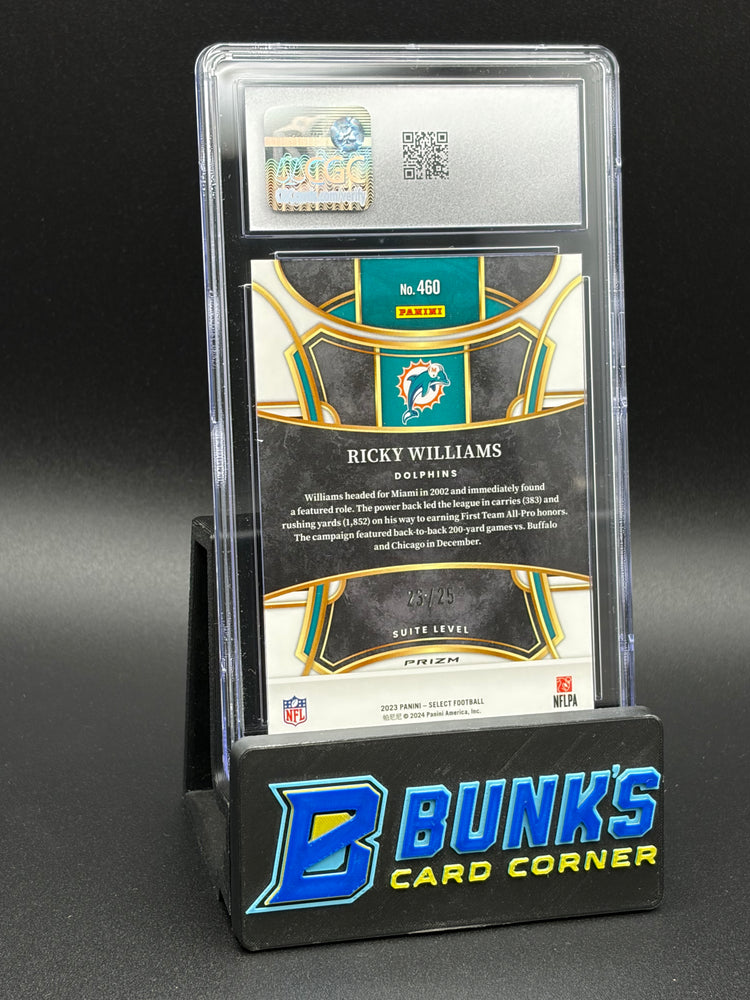 2023 Ricky Williams Blue Disco Select CGC 10 23/25