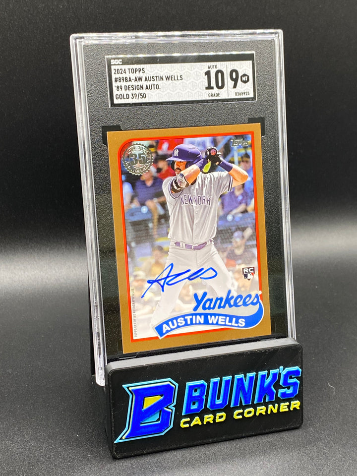 2024 Austin Wells '89 Design Auto. Gold SGC 10/9