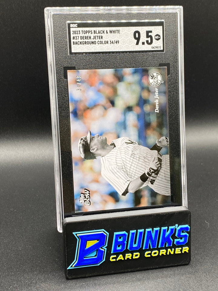2023 Derek Jeter Background Color SGC 9.5