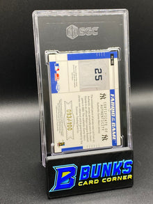 2003 Jason Giambi Fabric of The Game SGC 9