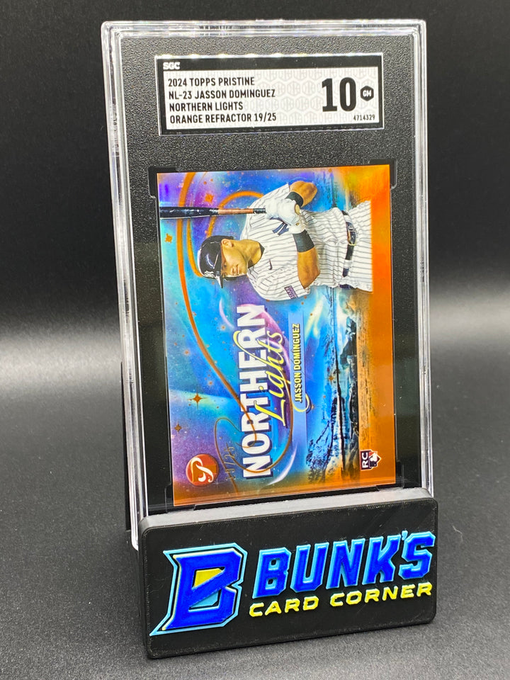 2024 Jasson Dominguez Northern Lights Orange Ref. SGC 10