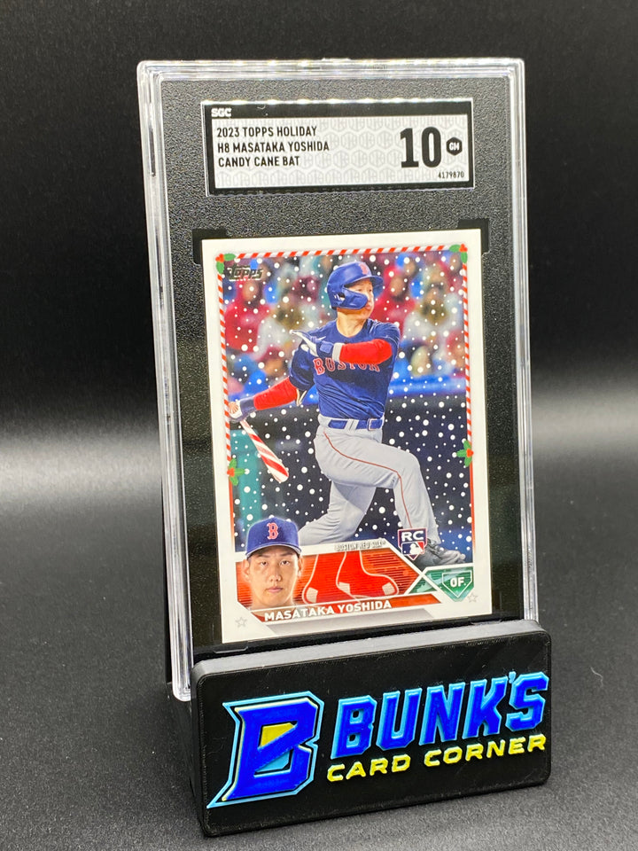 2023 Masataka Yoshida Candy Cane Bat SGC 10