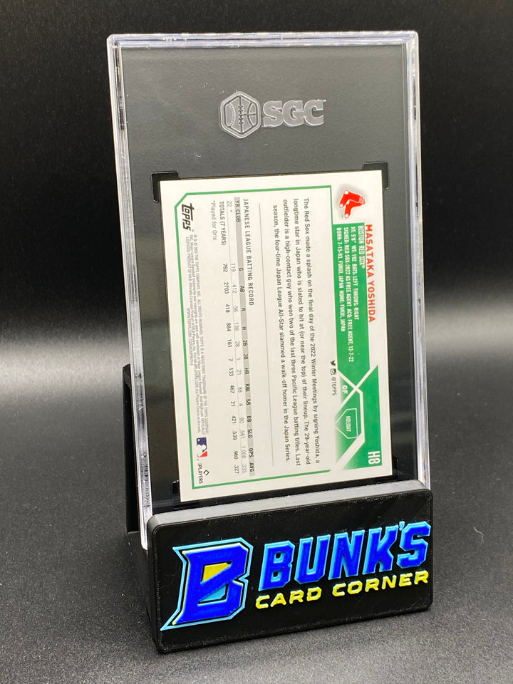 2023 Masataka Yoshida Candy Cane Bat SGC 10