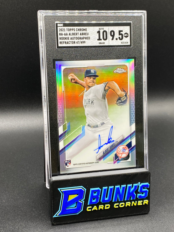 2021 Albert Abreu Rookie Auto. Ref. SGC 10/9.5
