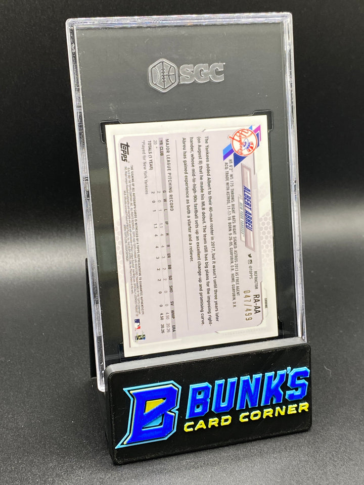 2021 Albert Abreu Rookie Auto. Ref. SGC 10/9.5