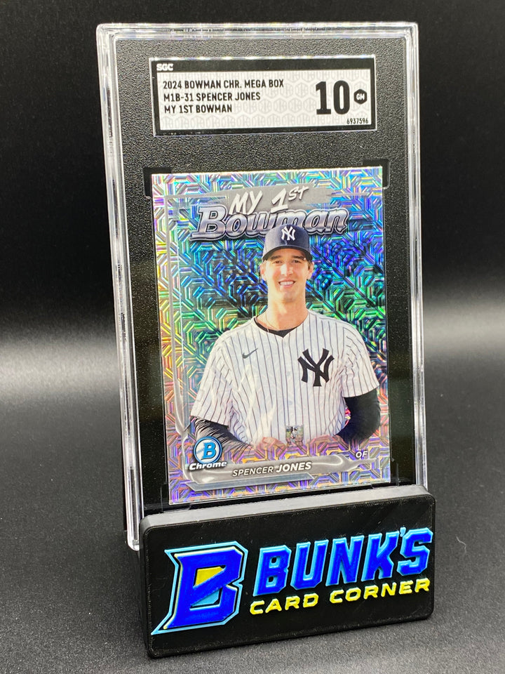 2024 Spencer Jones My 1st Bowman SGC 10