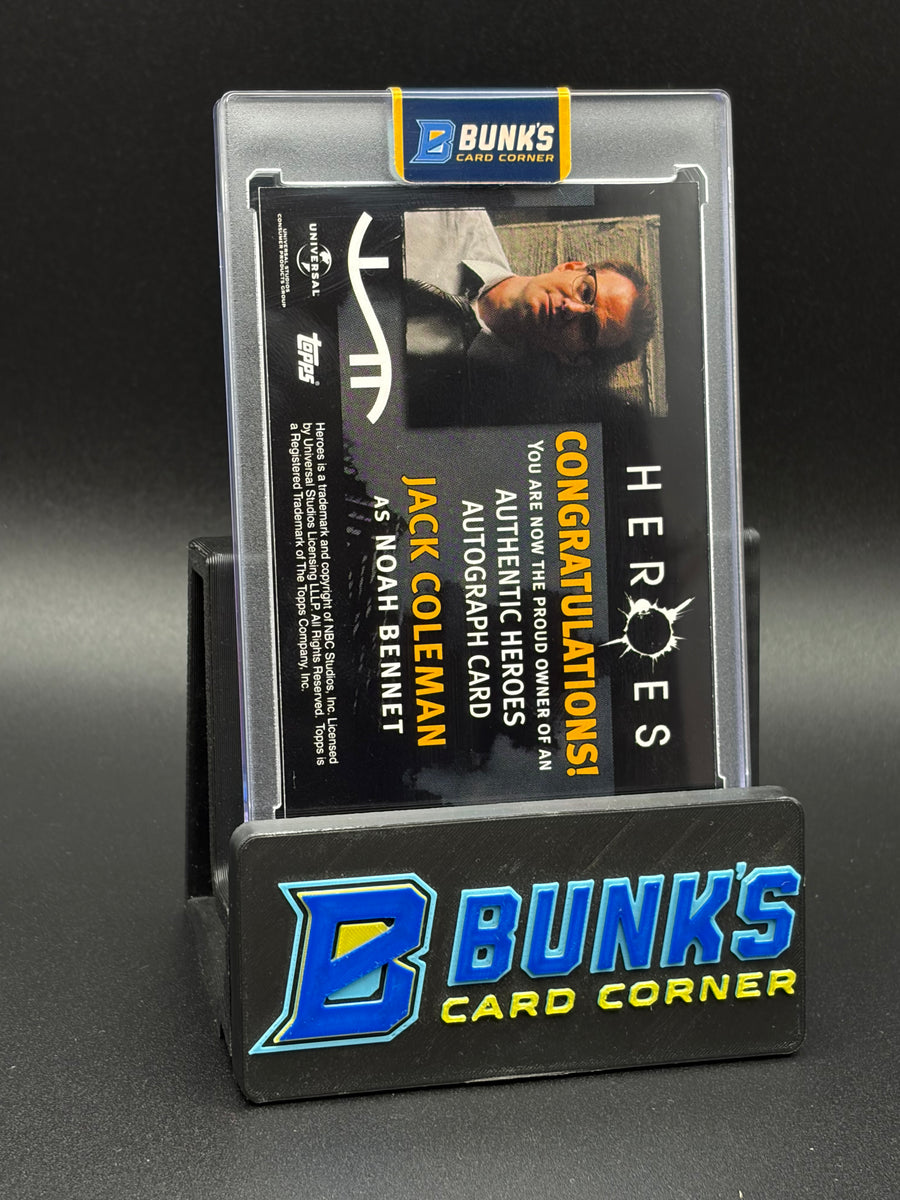 Jack Coleman Heroes Auto AU Topps