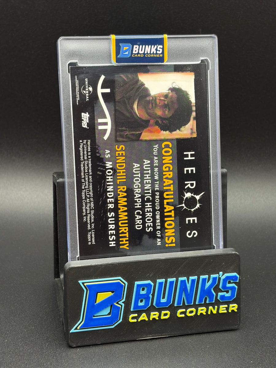 Sendhil Ramamurthy Heroes AU Auto Topps