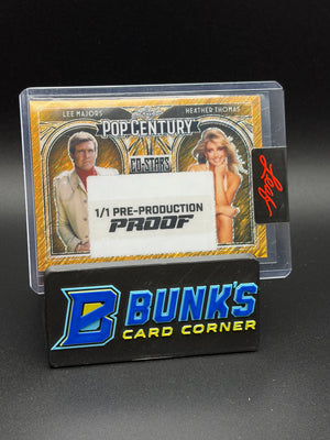 Lee Majors & Heather Thomas Pop Century 1/1 Pre Production Froof