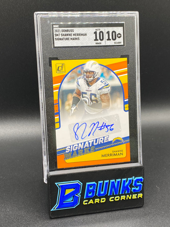 2021 Shawne Merriman Sig. Marks SGC 10/10