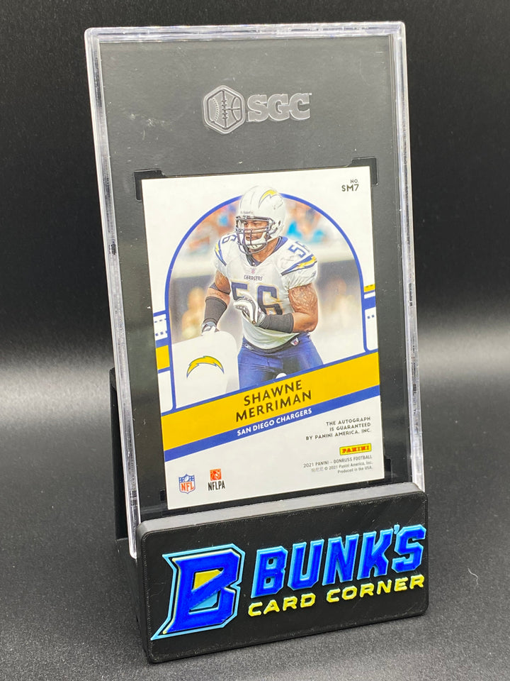 2021 Shawne Merriman Sig. Marks SGC 10/10