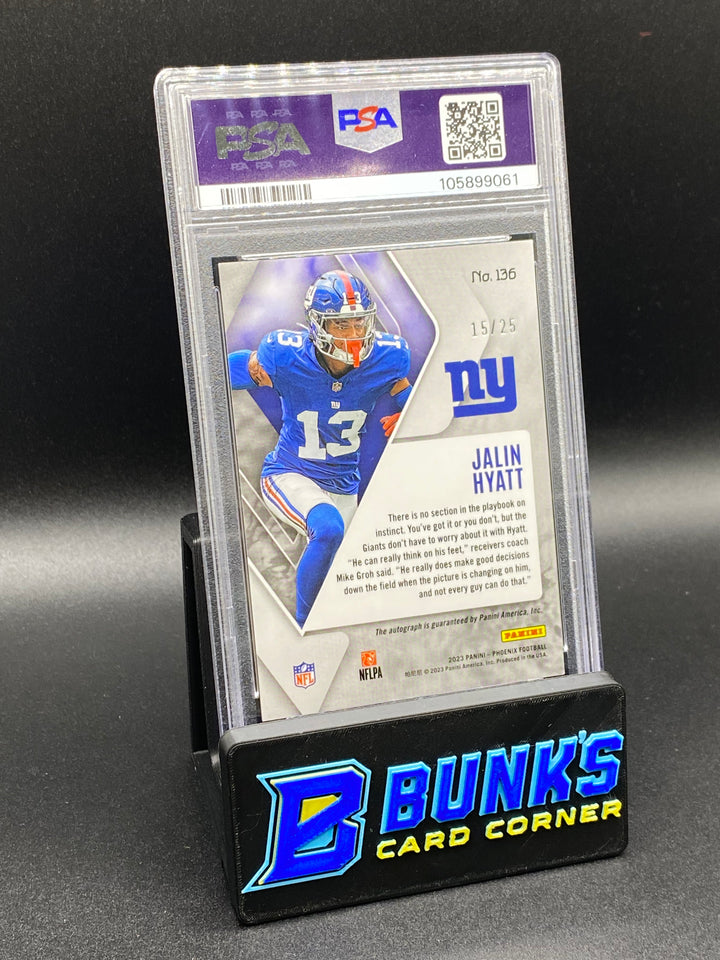 2023 Jalin Hyatt Auto. Pink PSA 9