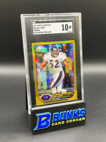 2023 Ray Lewis Chrome Gold Ref. SGC 10