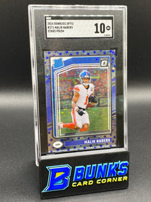 2024 Malik Nabers Stars Prizm SGC 10